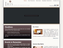 Tablet Screenshot of irisvision.net